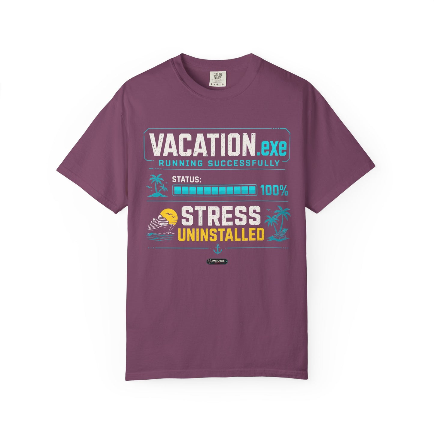 Vacation.exe — Stress Uninstalled T-Shirt