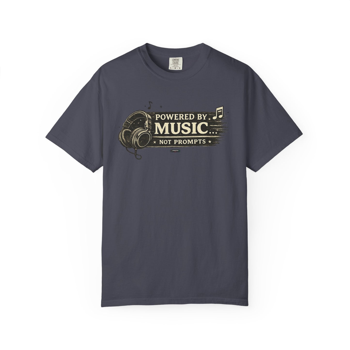 Music: Headphones Graphic "Not Prompts" T=Shirts