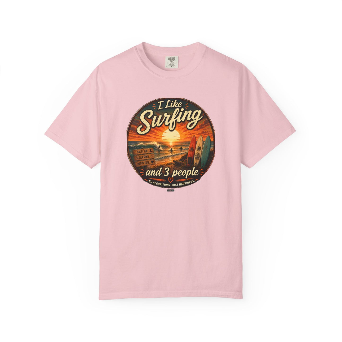 I Like Surfing  and 3 People T-shirt