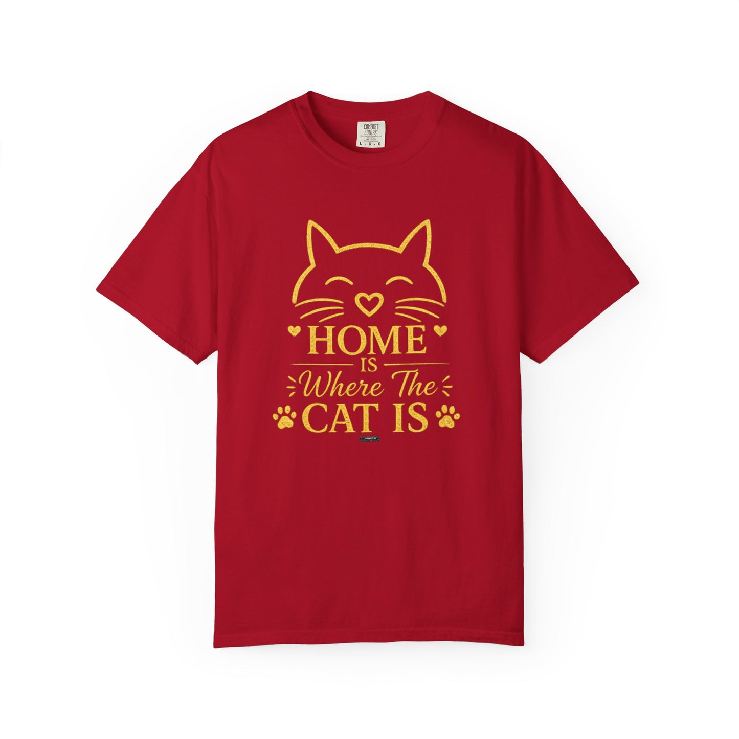 CAT HOME — Where the Cat Is T-Shirt