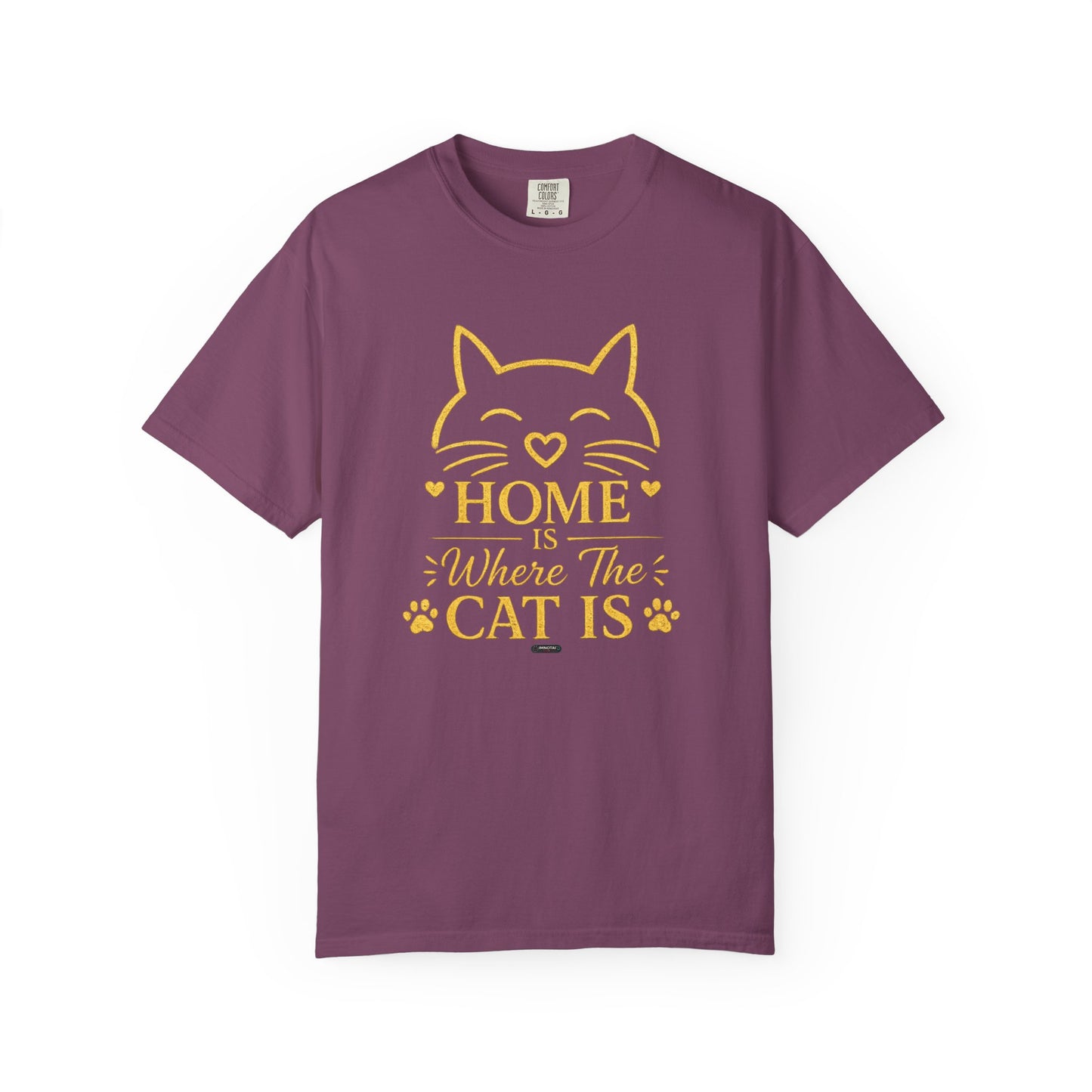 CAT HOME — Where the Cat Is T-Shirt