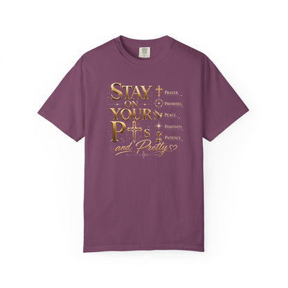 DigitalDivine: Stay On Your P's Motivation Religious Tee