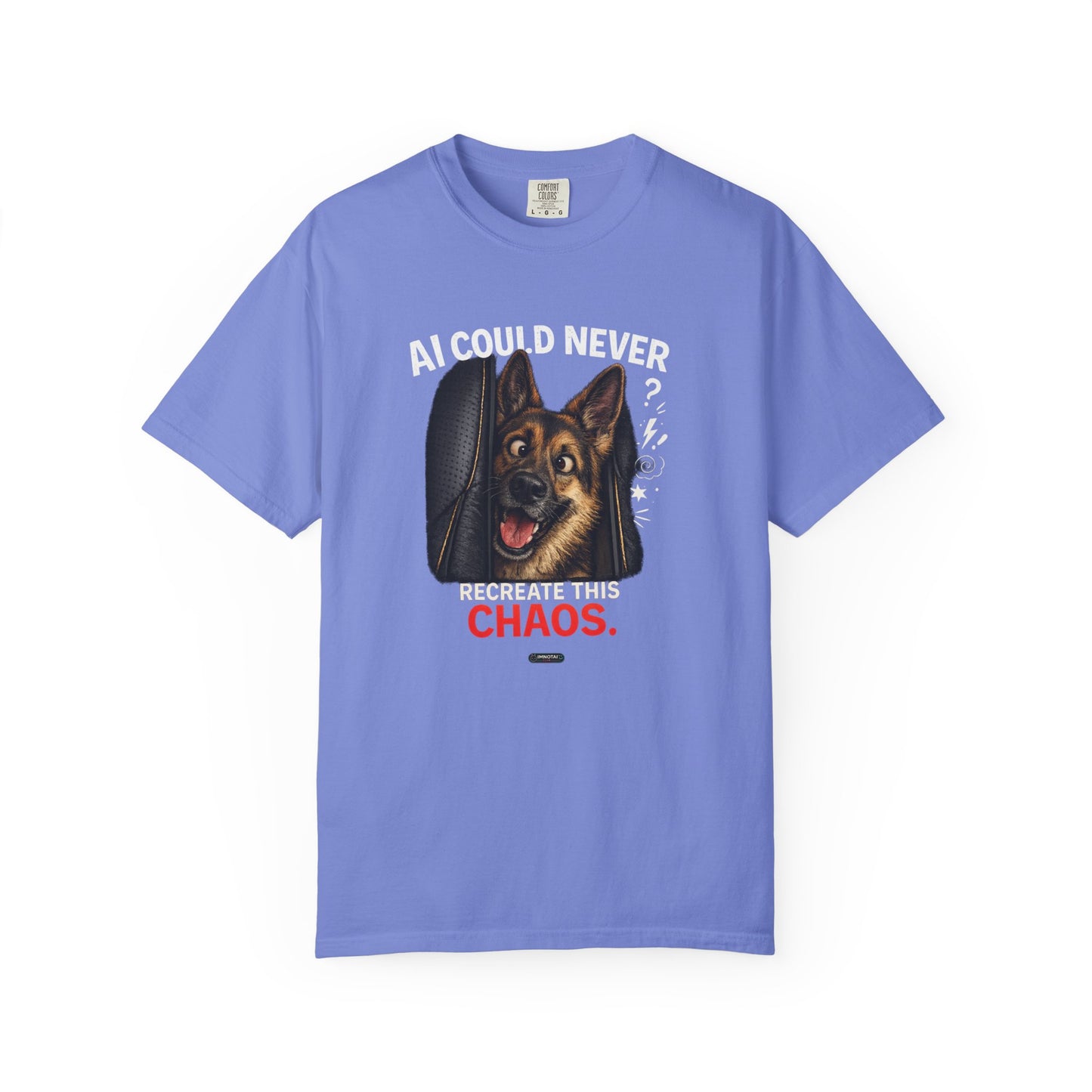 DOG German Shepherd: AI Could Never Recreate This Chaos T-Shirt