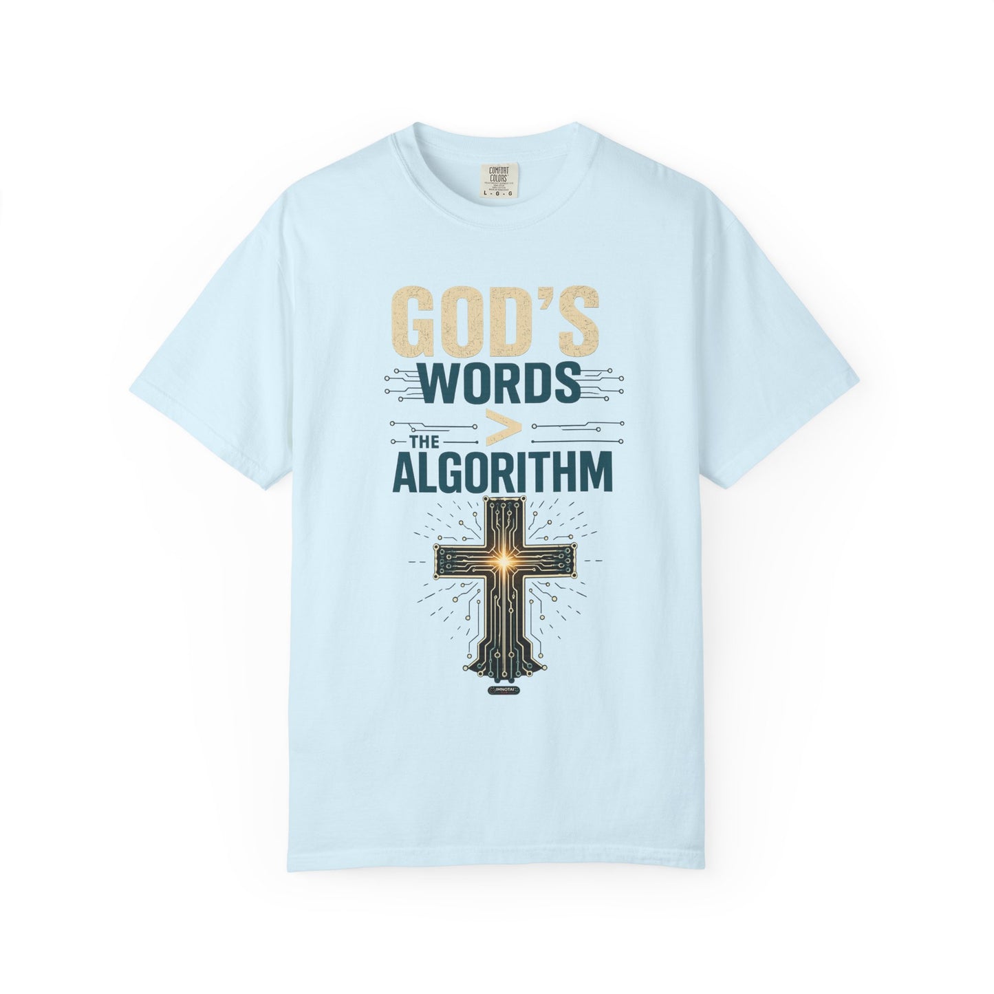 DigitalDivine: GOD'S WORDS > THAN ALGORITHM T-Shirt