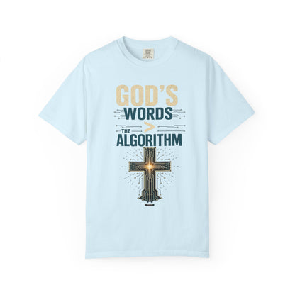 DigitalDivine: GOD'S WORDS > THAN ALGORITHM T-Shirt