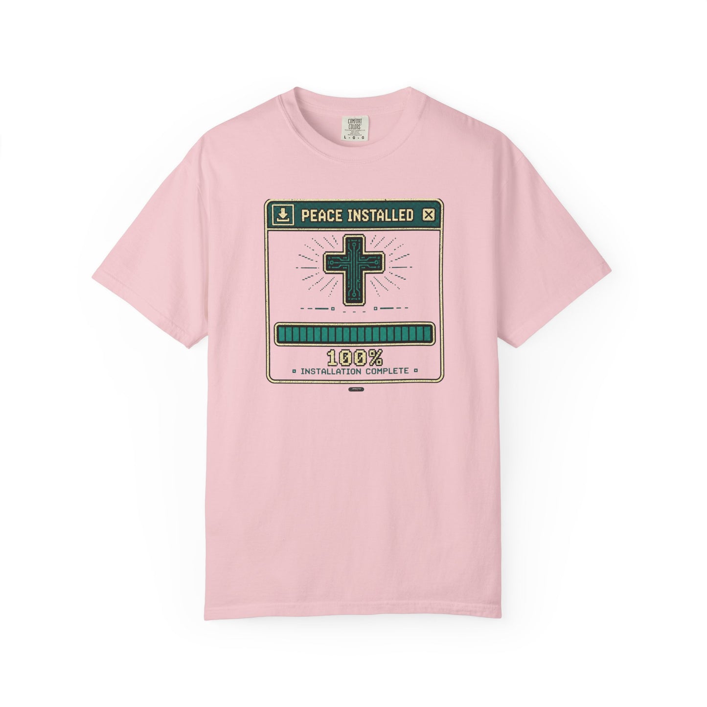 DigitalDivine: Peace Installed Faith Graphic T-Shirt