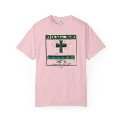 DigitalDivine: Peace Installed Faith Graphic T-Shirt