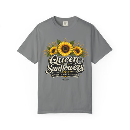 Queen of Sunflowers AUTHENTICALLY BLOOMING T-Shirt