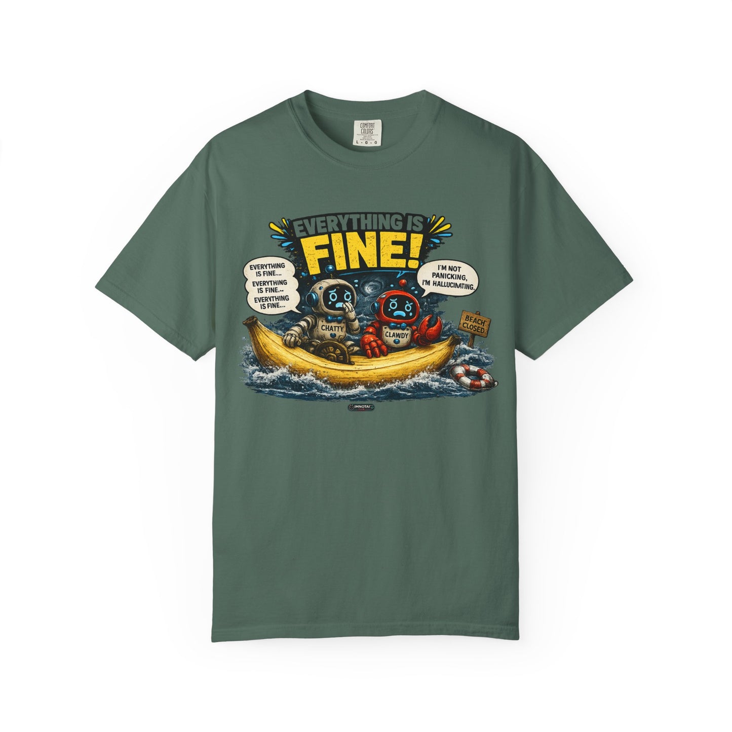 Everything Is Fine! Going Through Hurricane Bananas T-Shirt