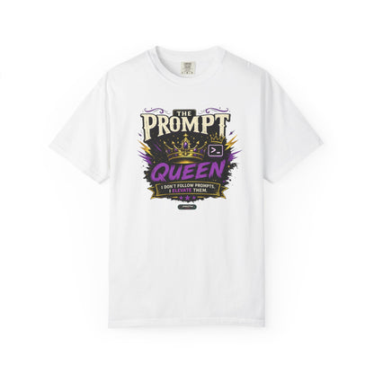 Prompt Queen" Graphic Tee with Crown Design