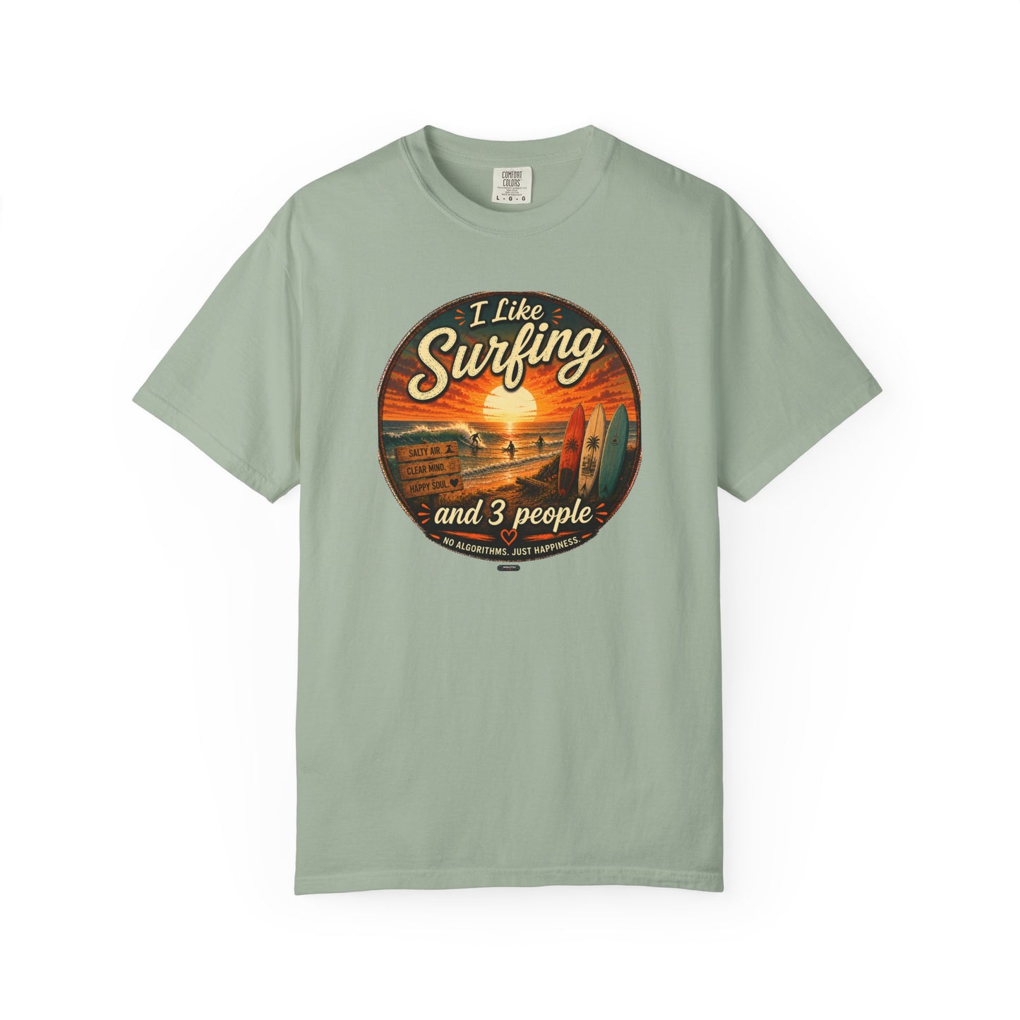 I Like Surfing  and 3 People T-shirt