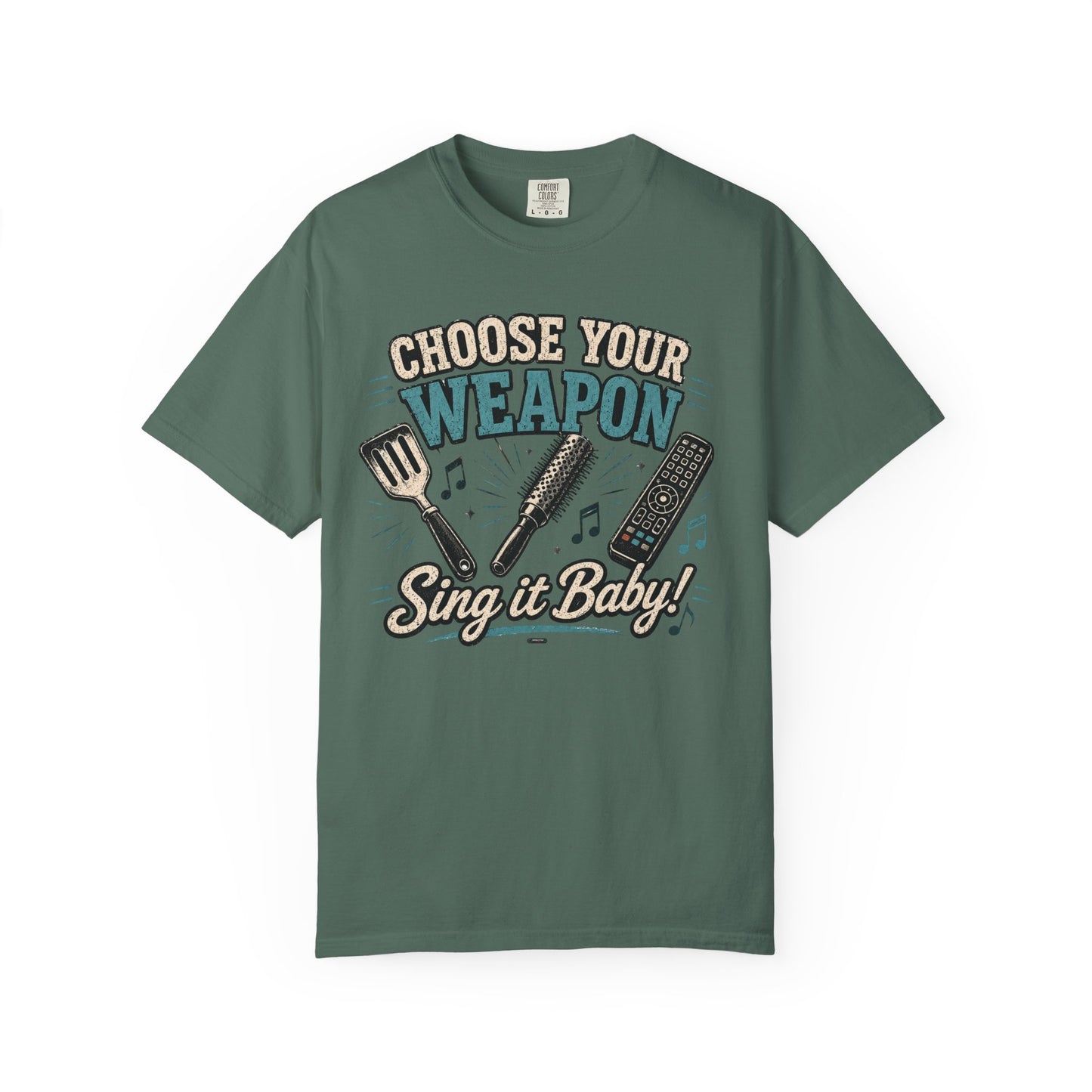 Choose Your Weapon, "Sing It Baby!" Singing & Karaoke Graphic Tee