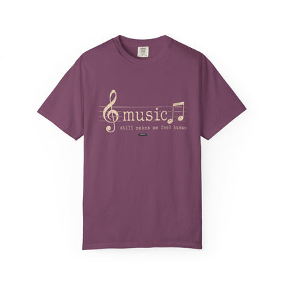 Music: Still make me feel Human Gold Treble Clef  T-Shirt