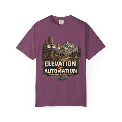 Mountains Elevation is GREATER Than Automation T-Shirt