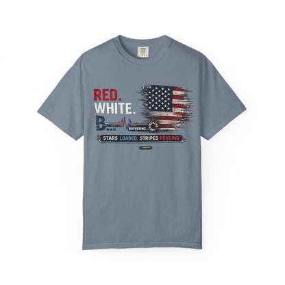 USA Distressed American Flag - Buffering