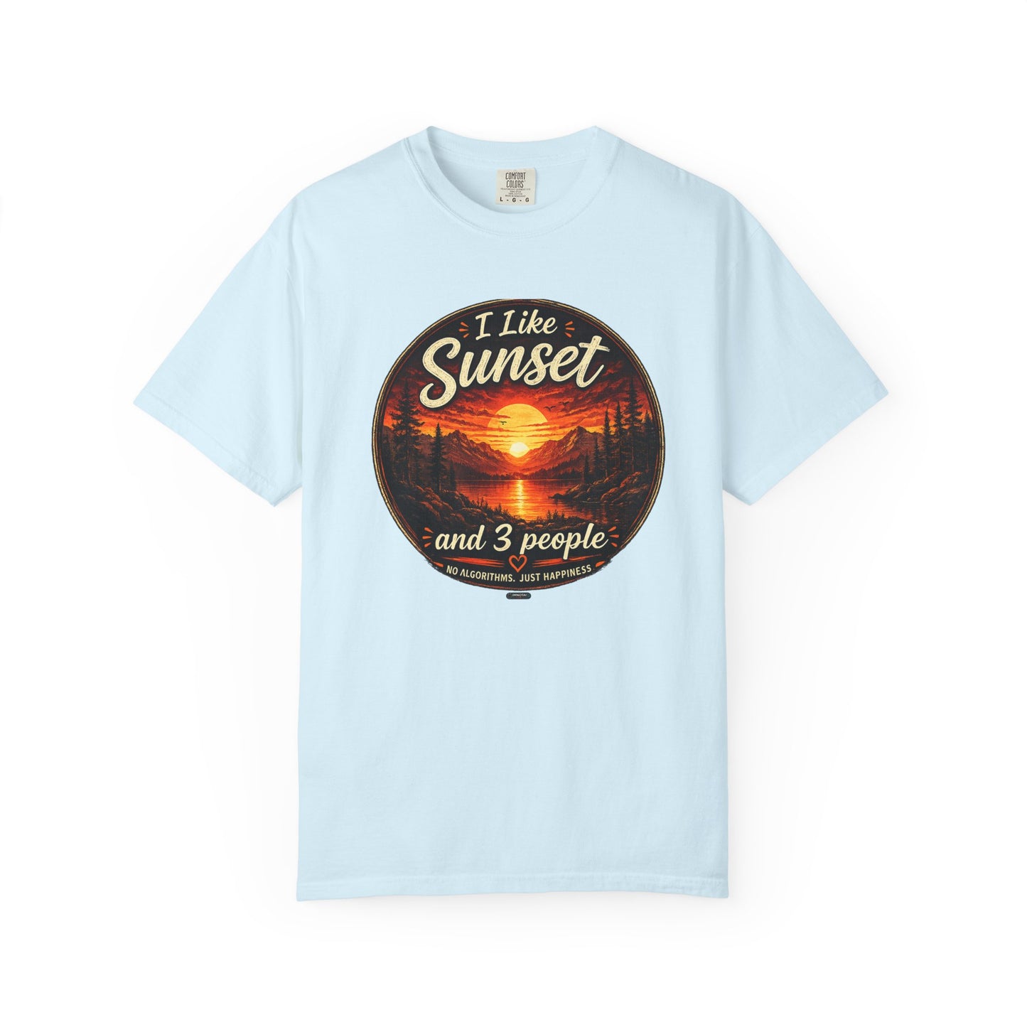 I Like Sunset  and 3 People T-shirt