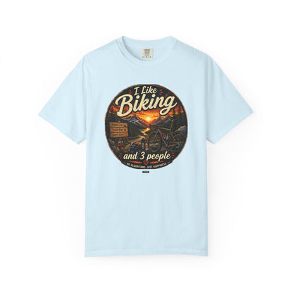 I Like Biking  and 3 People T-shirt