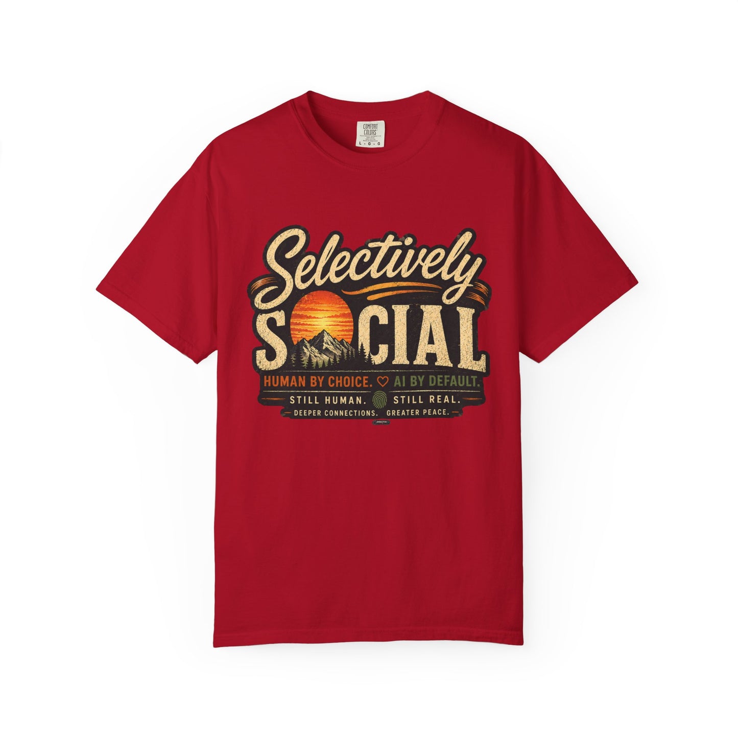 Selectively Social — Vintage Introvert T-Shirt