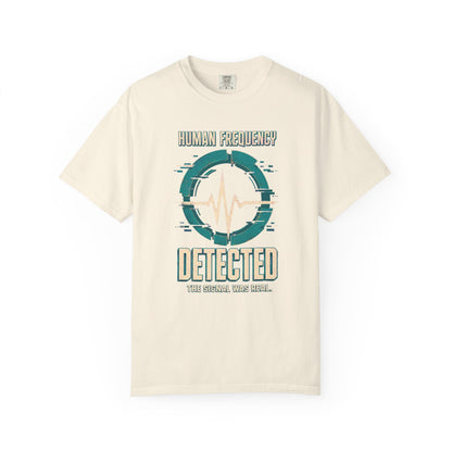 MUSIC: Human Frequency Detected" Graphic Tee