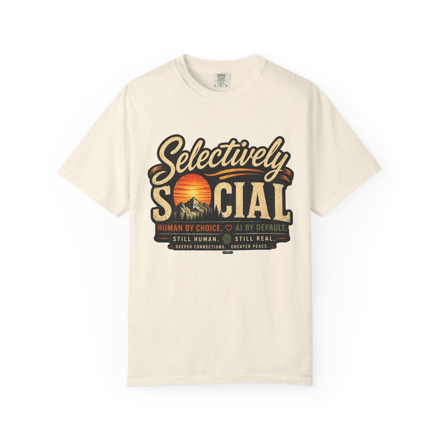 Selectively Social — Vintage Introvert T-Shirt