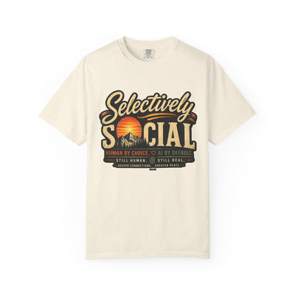 Selectively Social — Vintage Introvert T-Shirt