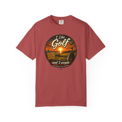 I Like Golf and 3 People T-shirt