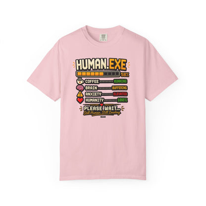 Human.EXE Loading Funny Graphic T-shirt