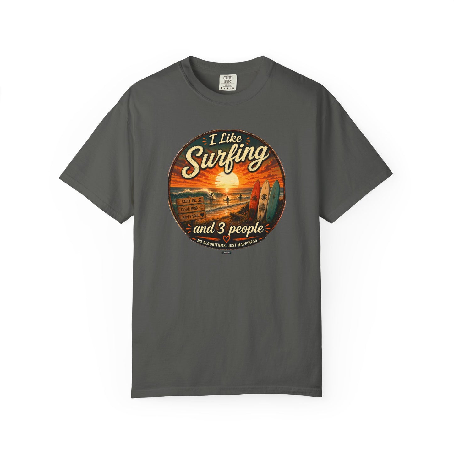 I Like Surfing  and 3 People T-shirt