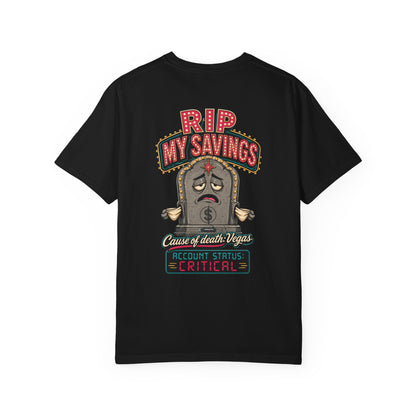 Las Vegas: Wallet Left/RIP Saving T-Shirt