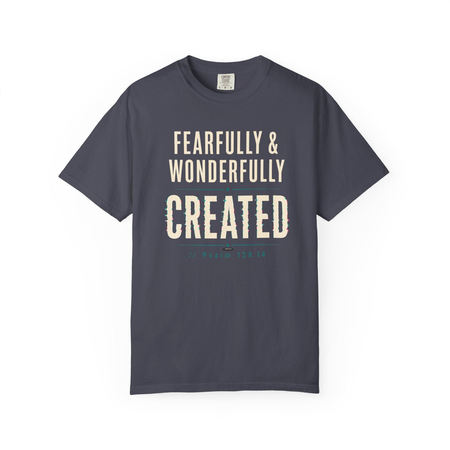DigitalDivine: Fearfully & Wonderfully Created Faith Graphic Tee