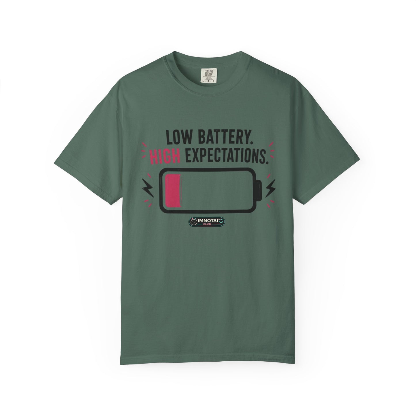 Low Battery, High Expectations T-Shirt