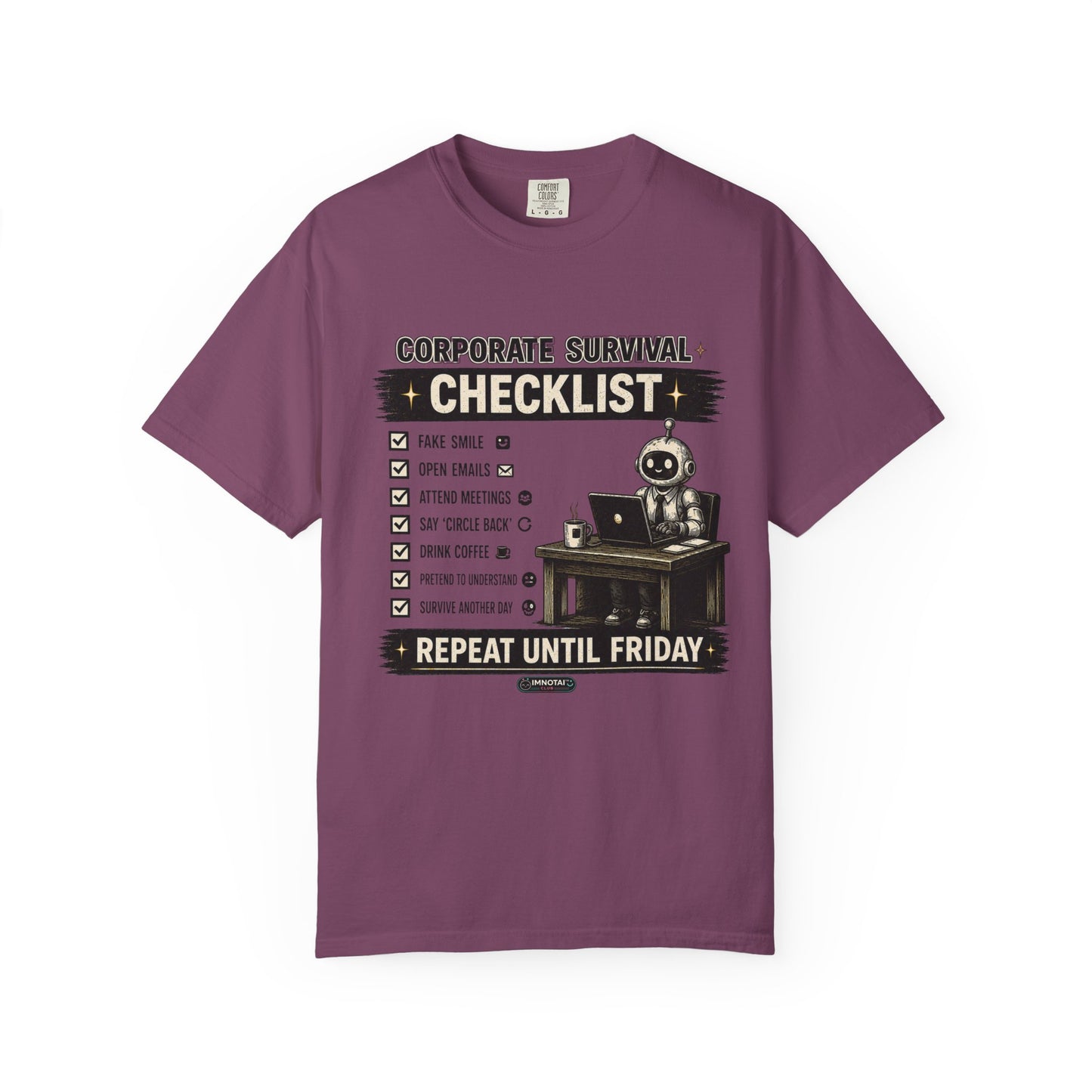Corporate Survival Checklist T-Shirt
