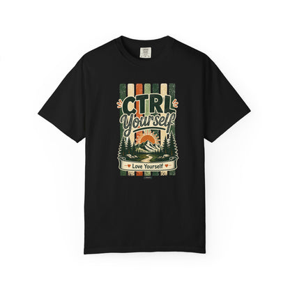 HUMANWARE : CTRL YOURSELF  Retro Nature T-Shirt