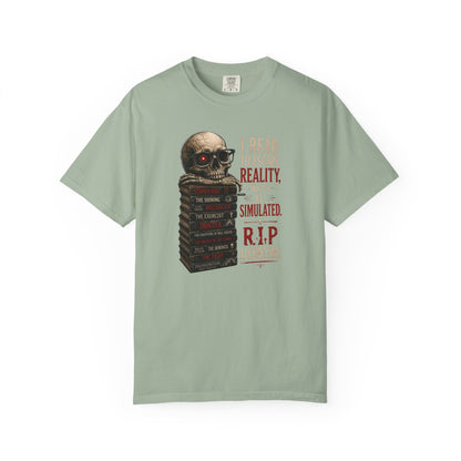 BOOKTee: I Read to Escape Reality Gothic Book Lover Tee