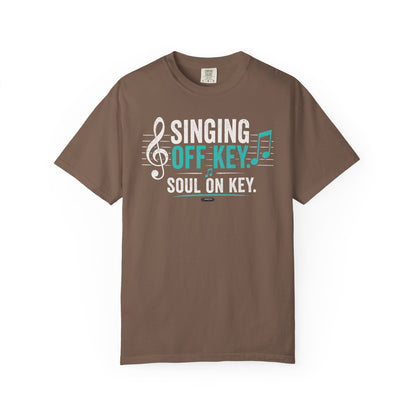 MUSIC: Singing  Off  Key. Soul On Key T-Shirt