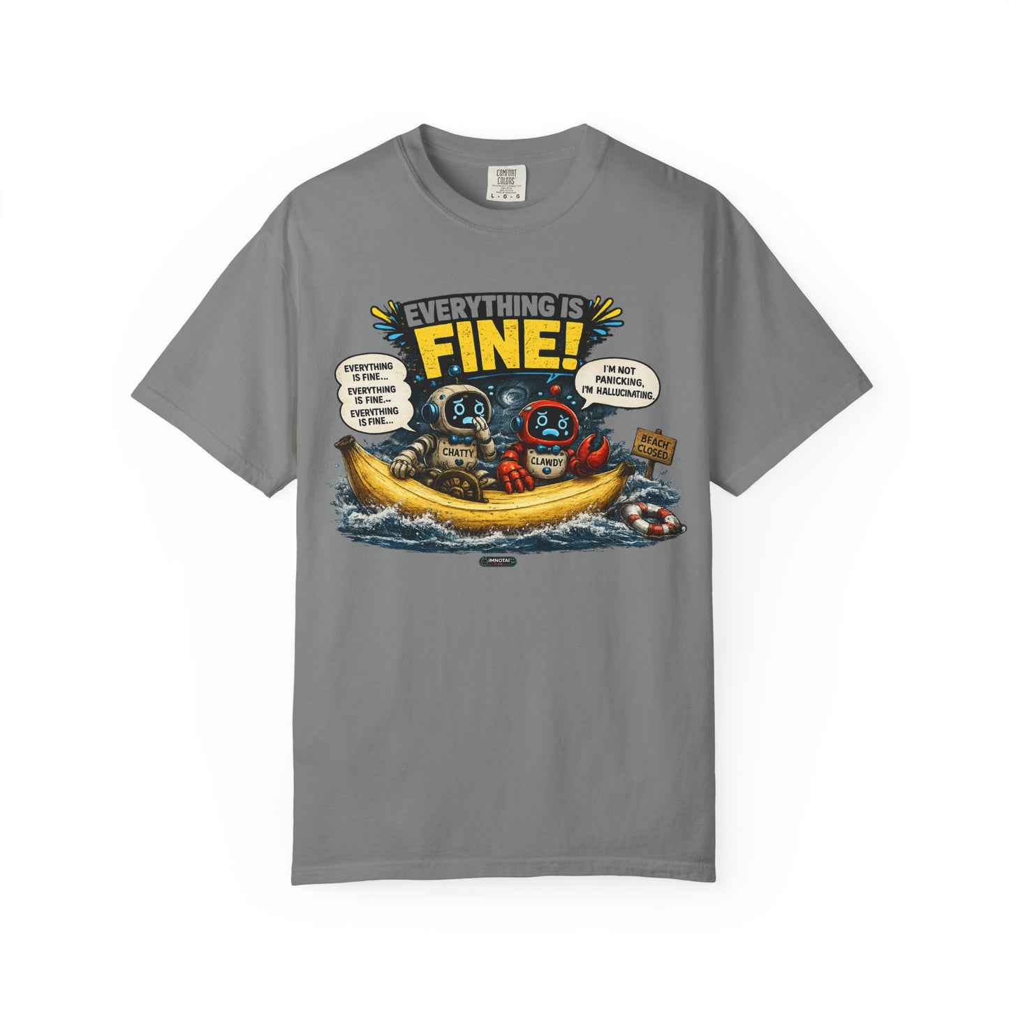 Everything Is Fine! Going Through Hurricane Bananas T-Shirt