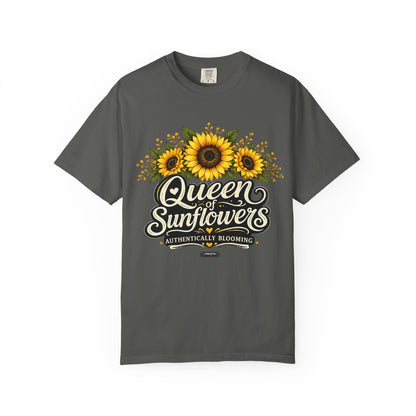 Queen of Sunflowers AUTHENTICALLY BLOOMING T-Shirt