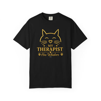 CAT My Therapist Has Whiskers T-Shirt