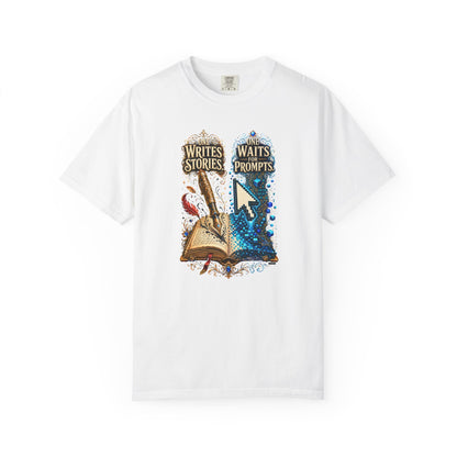 BOOKTee: One Writes Stories, One Waits Prompts T-Shirt