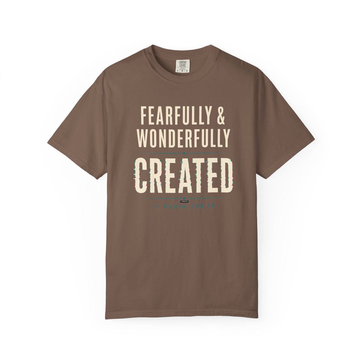 DigitalDivine: Fearfully & Wonderfully Created Faith Graphic Tee