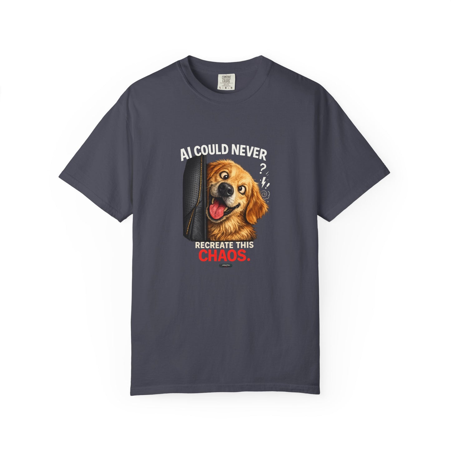 DOG Golden Retriever: AI Could Never Recreate This Chaos T-Shirt