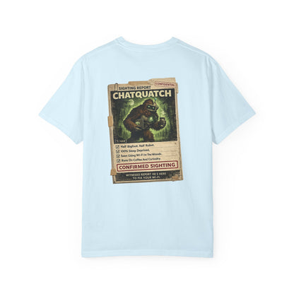 Chatquatch Sighting T-Shirt — Vintage Cryptid Poster Graphic Tee