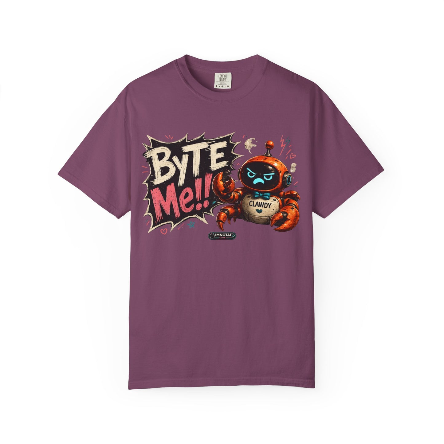 Clawdy "Byte Me" Graphic T-Shirt