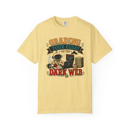 BTS: Grading Your Essay in the Dark Webb - Graphic Tee (Teacher / Parent Humor)