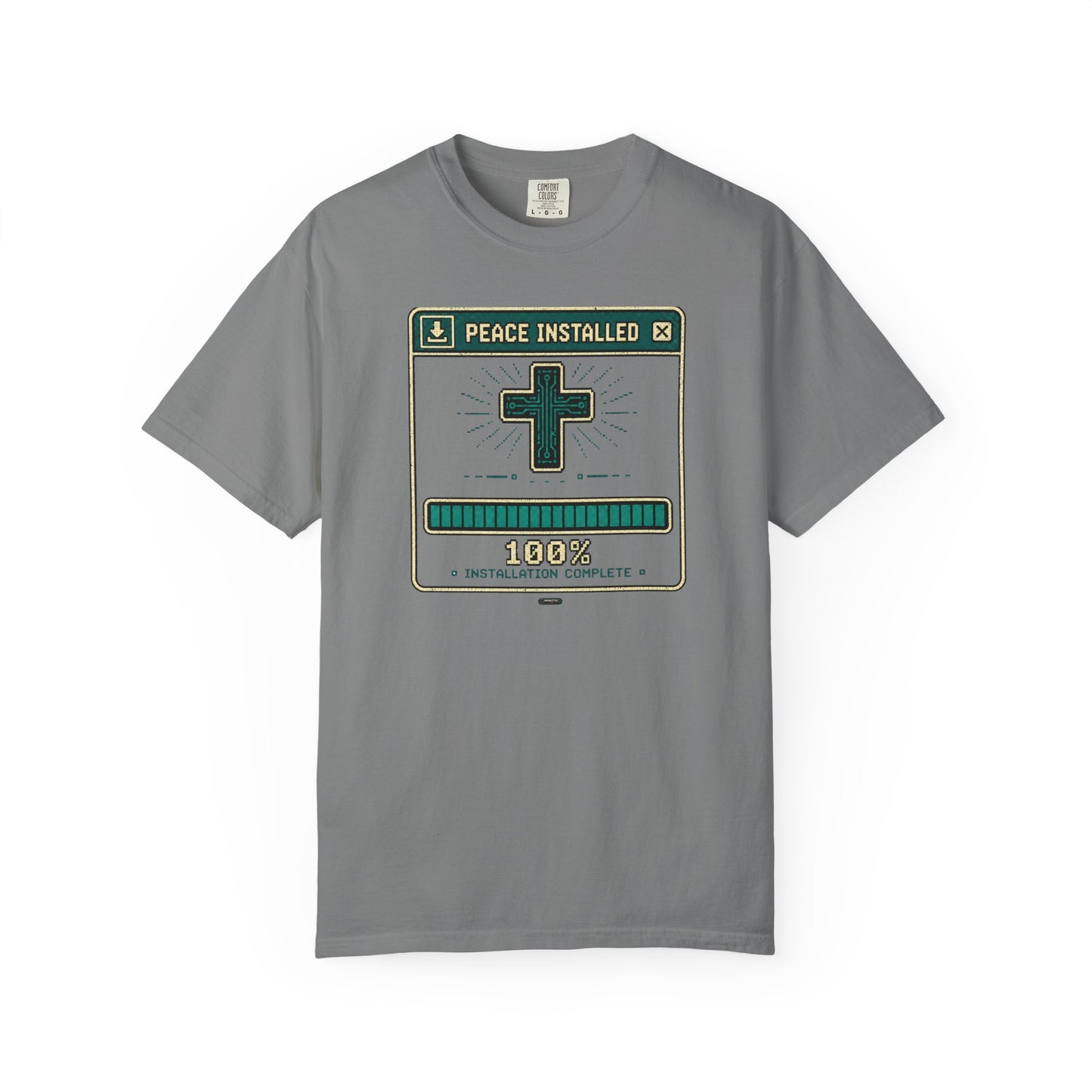 DigitalDivine: Peace Installed Faith Graphic T-Shirt