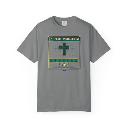 DigitalDivine: Peace Installed Faith Graphic T-Shirt