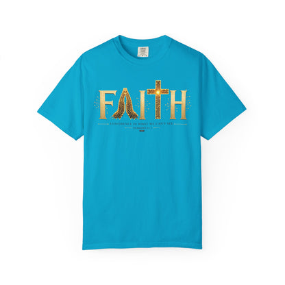 DigitalDivine:  Faith Cross - "Confidence In What We Can’t See" T-SHIRT- (Light Colors Version)