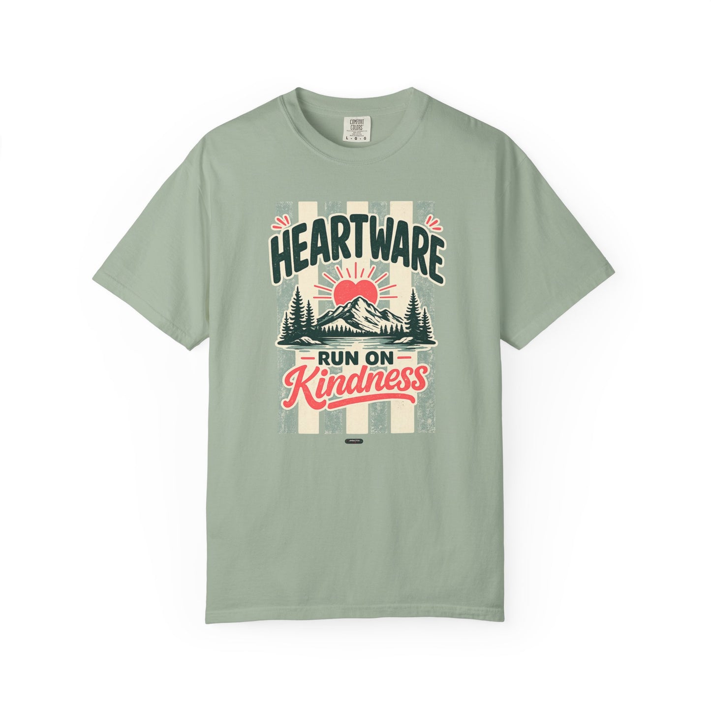 HUMANWARE : HEARTWARE. Run on Kindness. Retro Nature T-Shirt