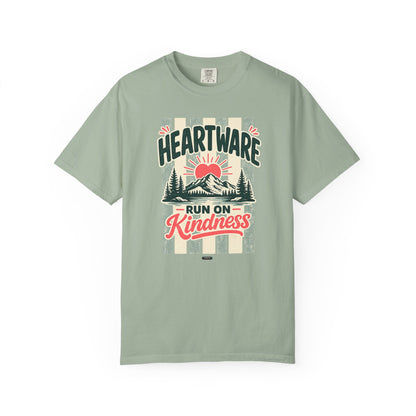 HUMANWARE : HEARTWARE. Run on Kindness. Retro Nature T-Shirt