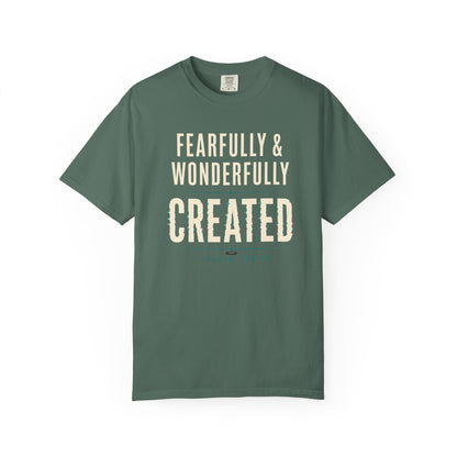 DigitalDivine: Fearfully & Wonderfully Created Faith Graphic Tee